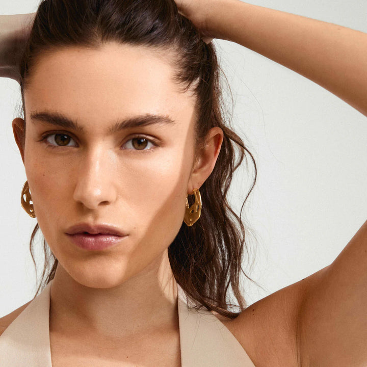 Dawn Recycled Hoop Earrings