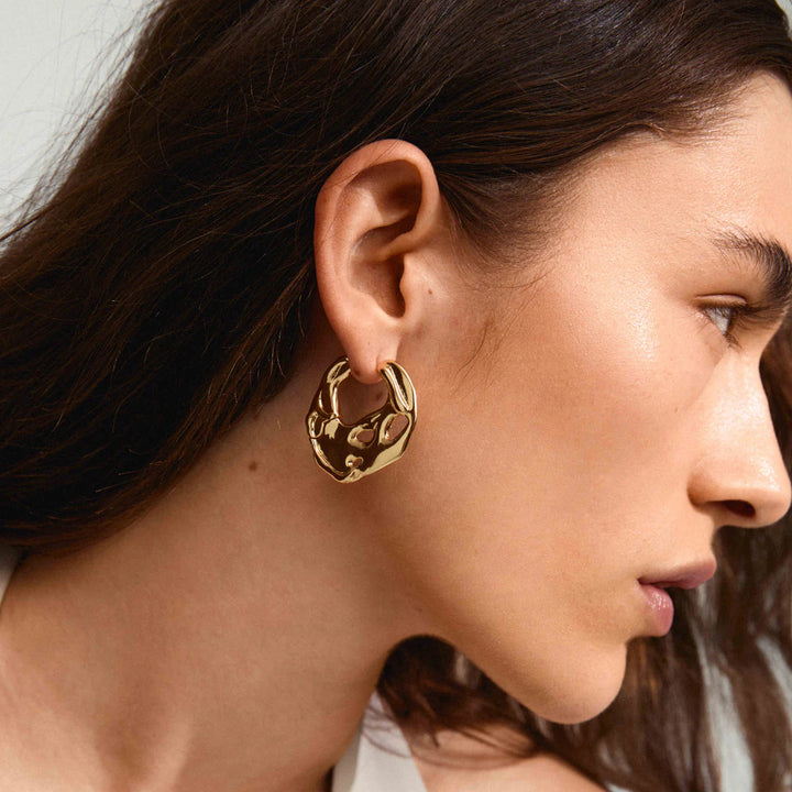 Dawn Recycled Hoop Earrings