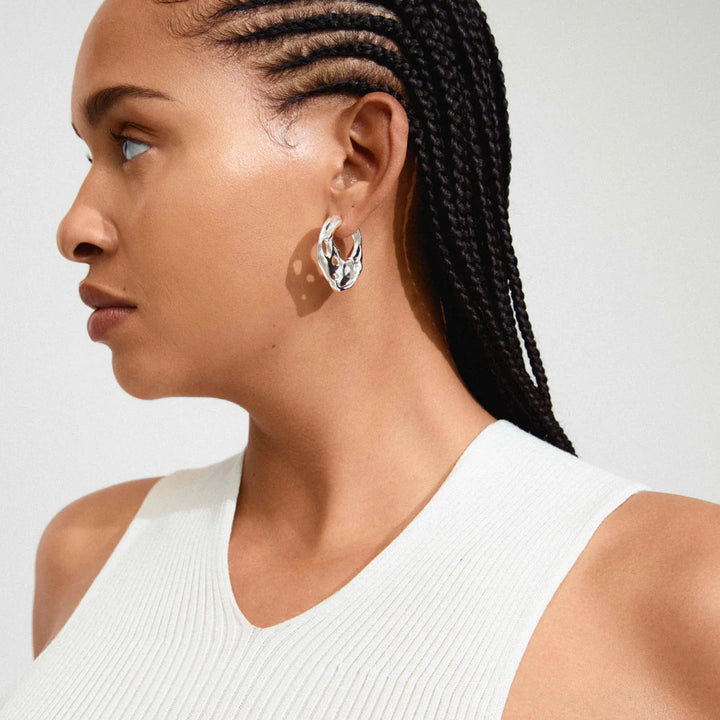 Dawn Recycled Hoop Earrings