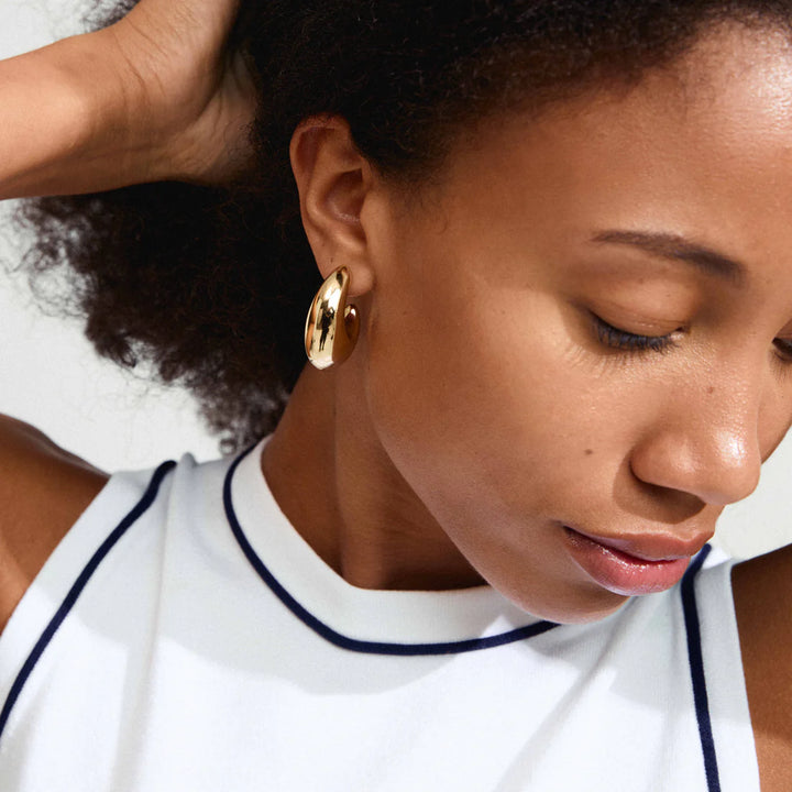 RORY Recycled Half-Hoop Earrings
