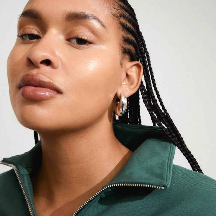 RORY Recycled Half-Hoop Earrings