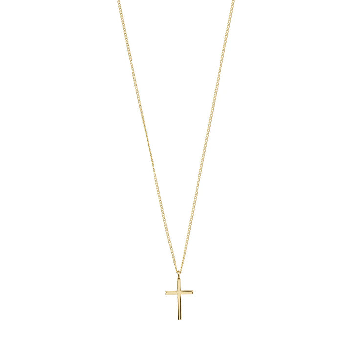 Flynn Recycled Cross Pendant Necklace