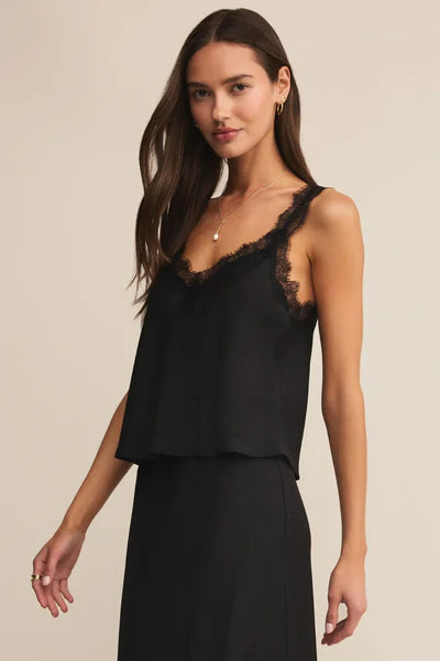 Uma Lace Satin Cami