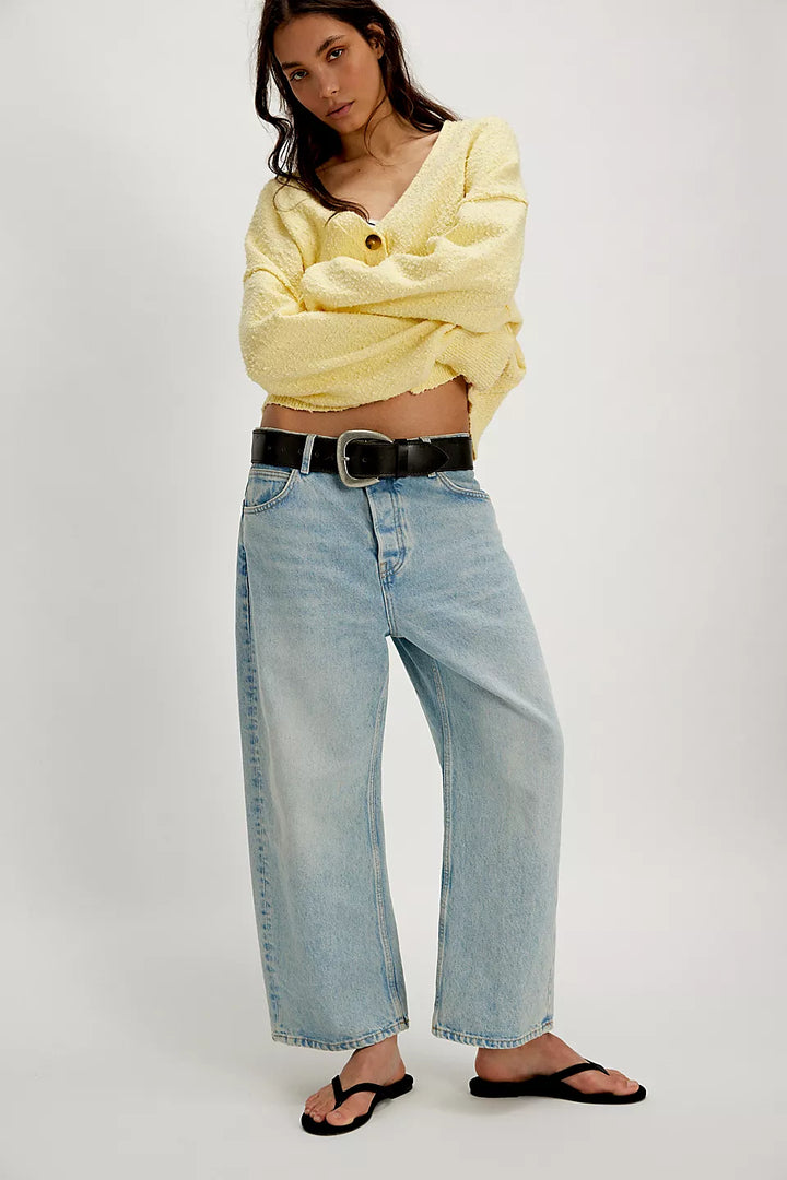 Deep Trance Dropped Boyfriend Jeans