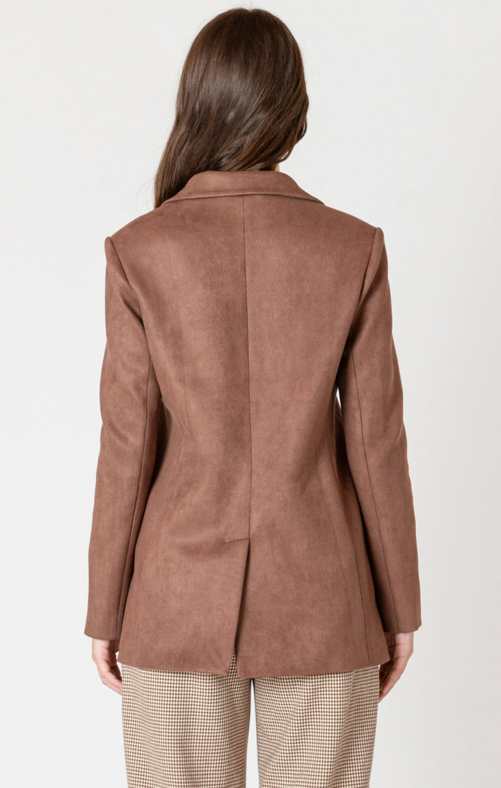 Augusta Faux Suede Blazer