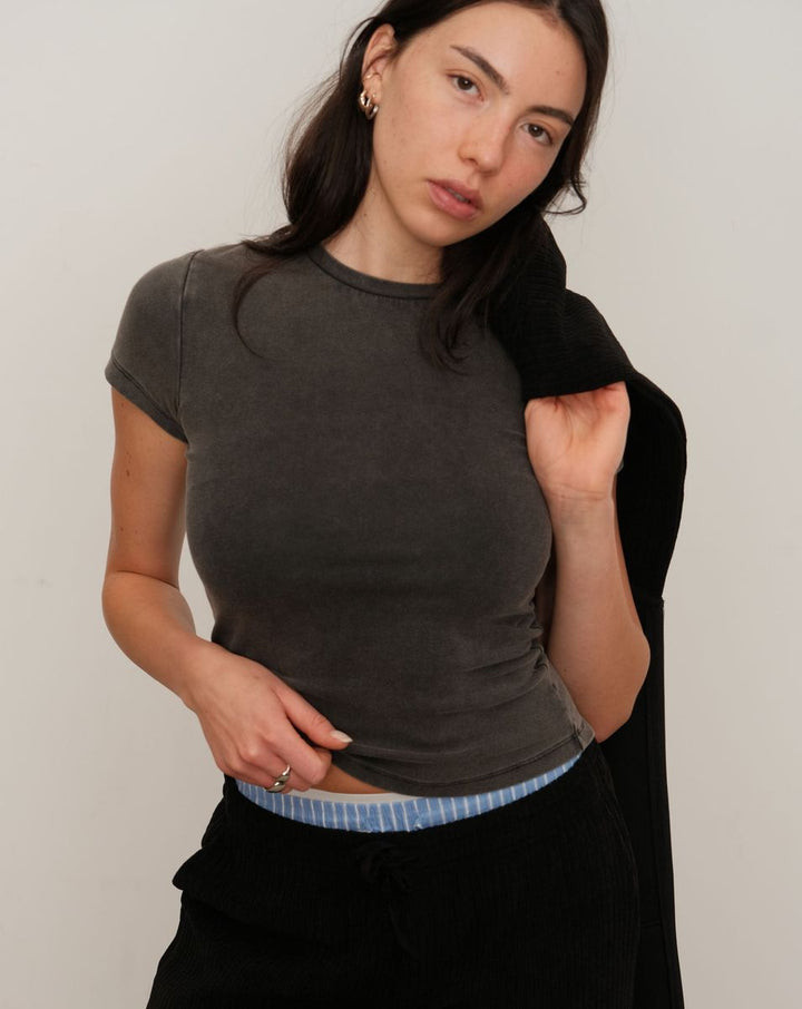 Micro Rib Tee