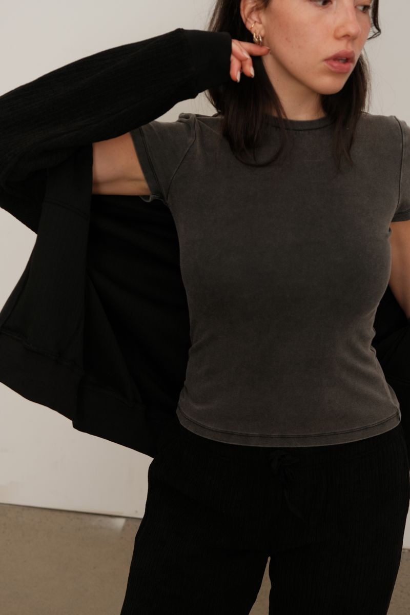 Micro Rib Tee
