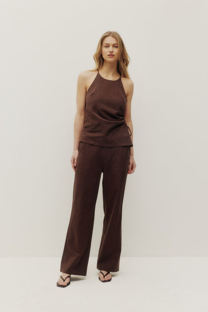 Terri Linen Halter