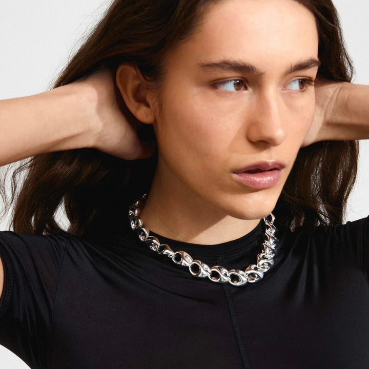 Dune Recycled Chunky Links Necklace