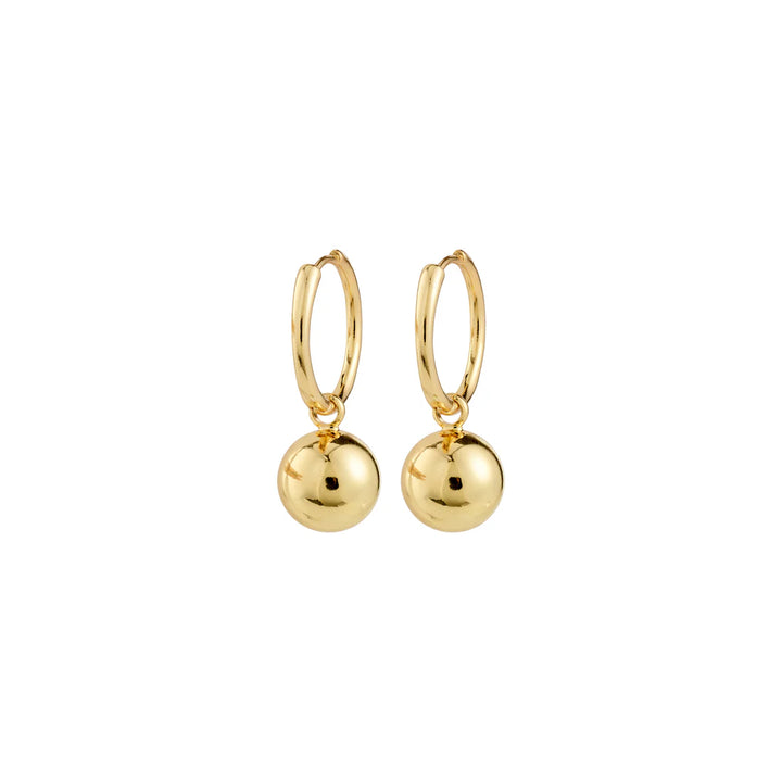 Air Pendant Hoop Earring