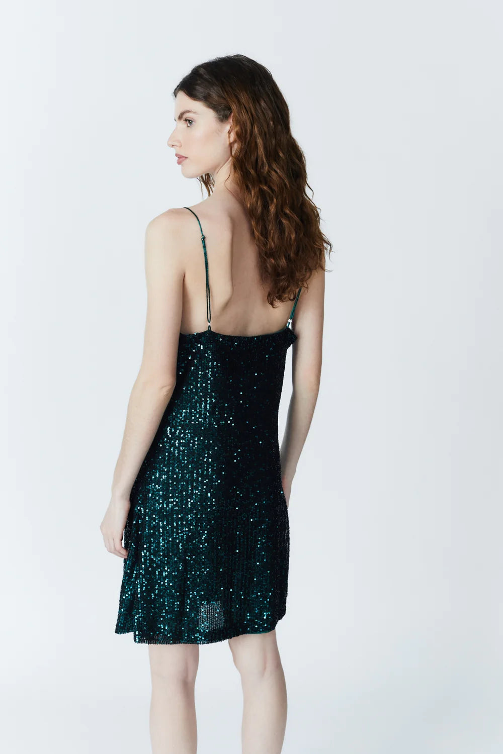 Carson Sequin Shift Dress