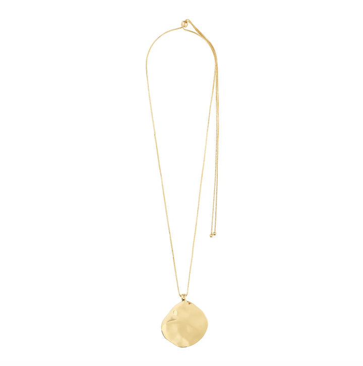 Sparkle Recycled Wavy Pendant Necklace