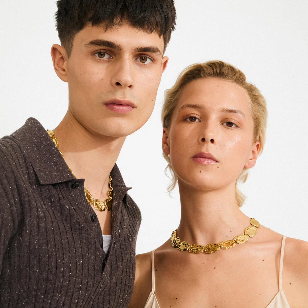 Shift Recycled Flat Coins Necklace