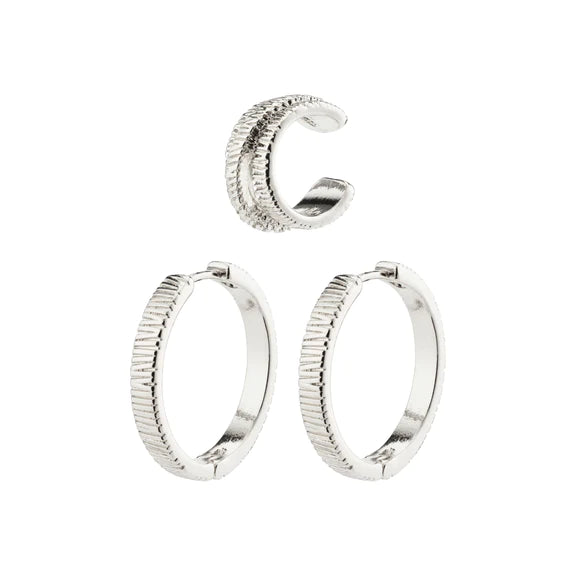 Care Recycled Semi Hoop & Cuff Set