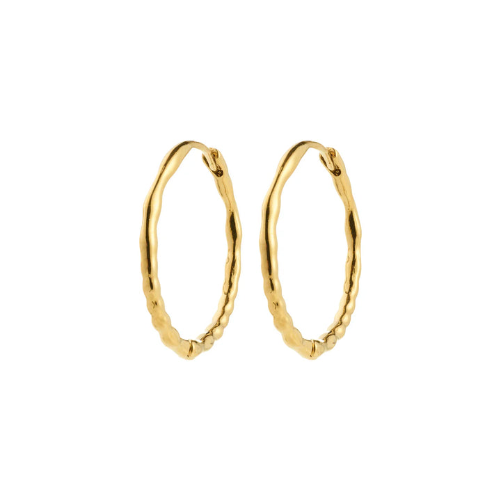 Between Recycled Delicate Hoop Earrings