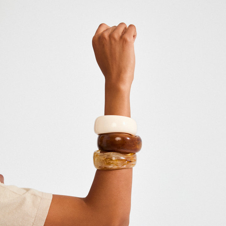 Aase Maxi Acrylic Bangle