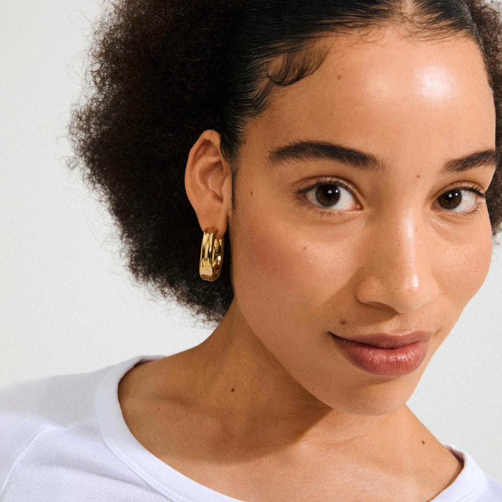 Kayden Recycled Hoop Earrings