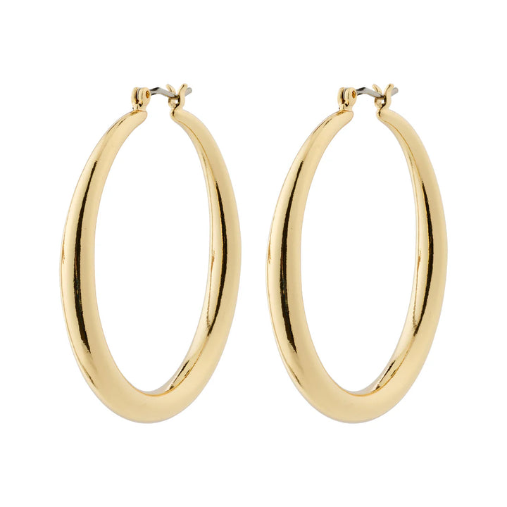 Priya Recycled Hoop Earrings 40 mm