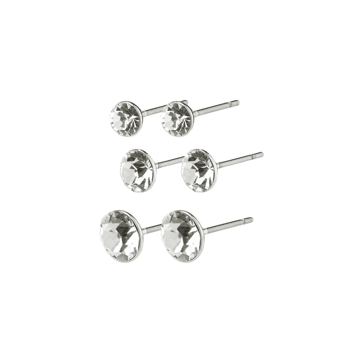 Millie Crystal Studs 3-In-1 Set
