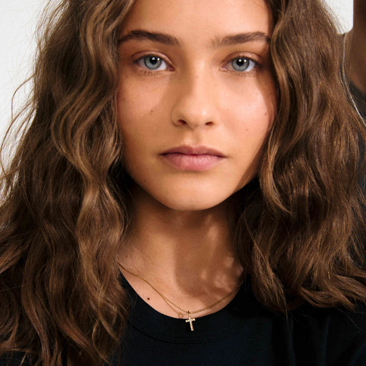 Charm Crystal Cross Pendant