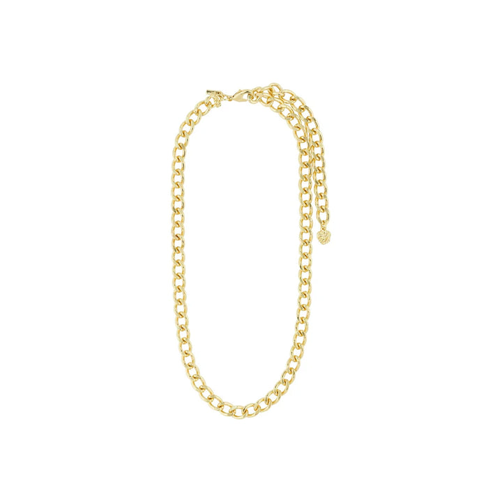 Charm Recycled Curb Necklace