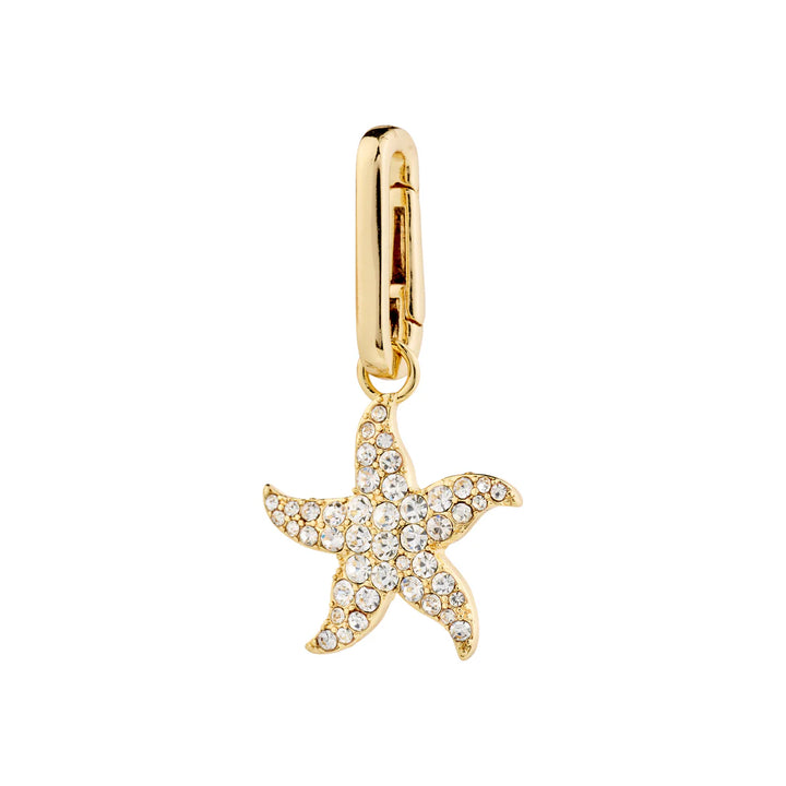 Charm Recycled Crystal Starfish Pendant
