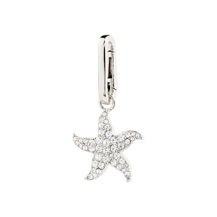 Charm Recycled Crystal Starfish Pendant
