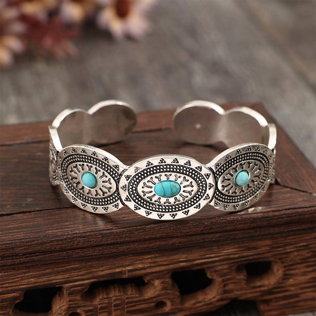 Turquoise Oval Bracelet