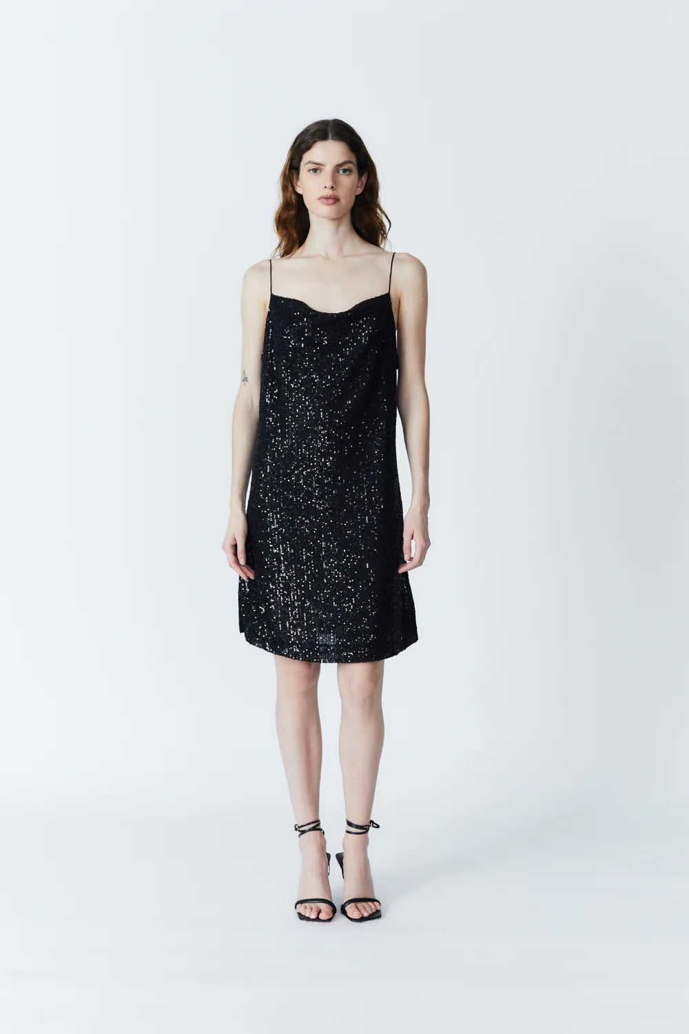 Carson Sequin Shift Dress