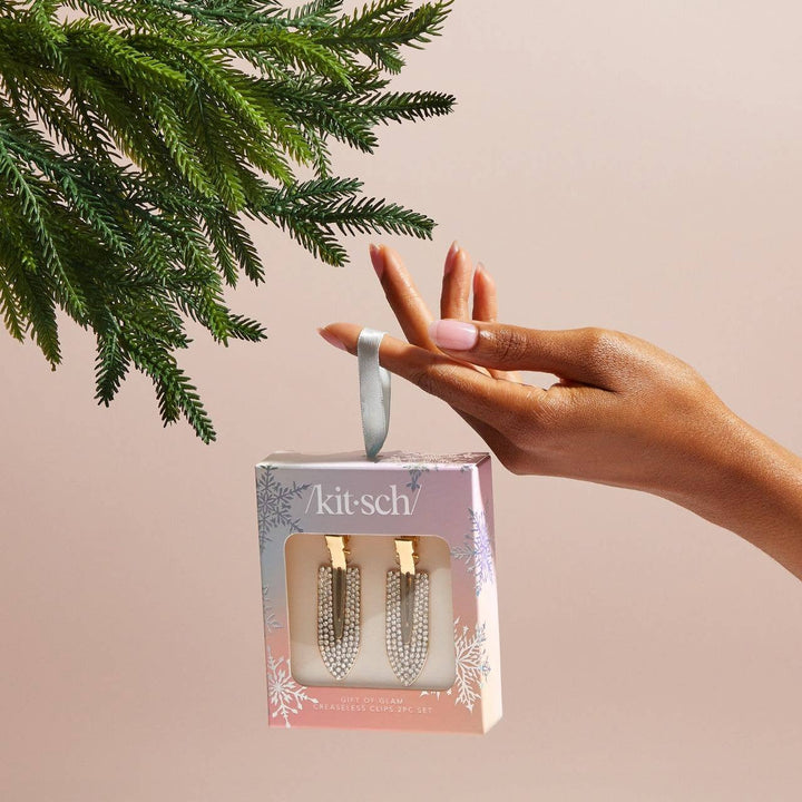 Holiday Gift of Glam Creaseless Clips 2pc Set