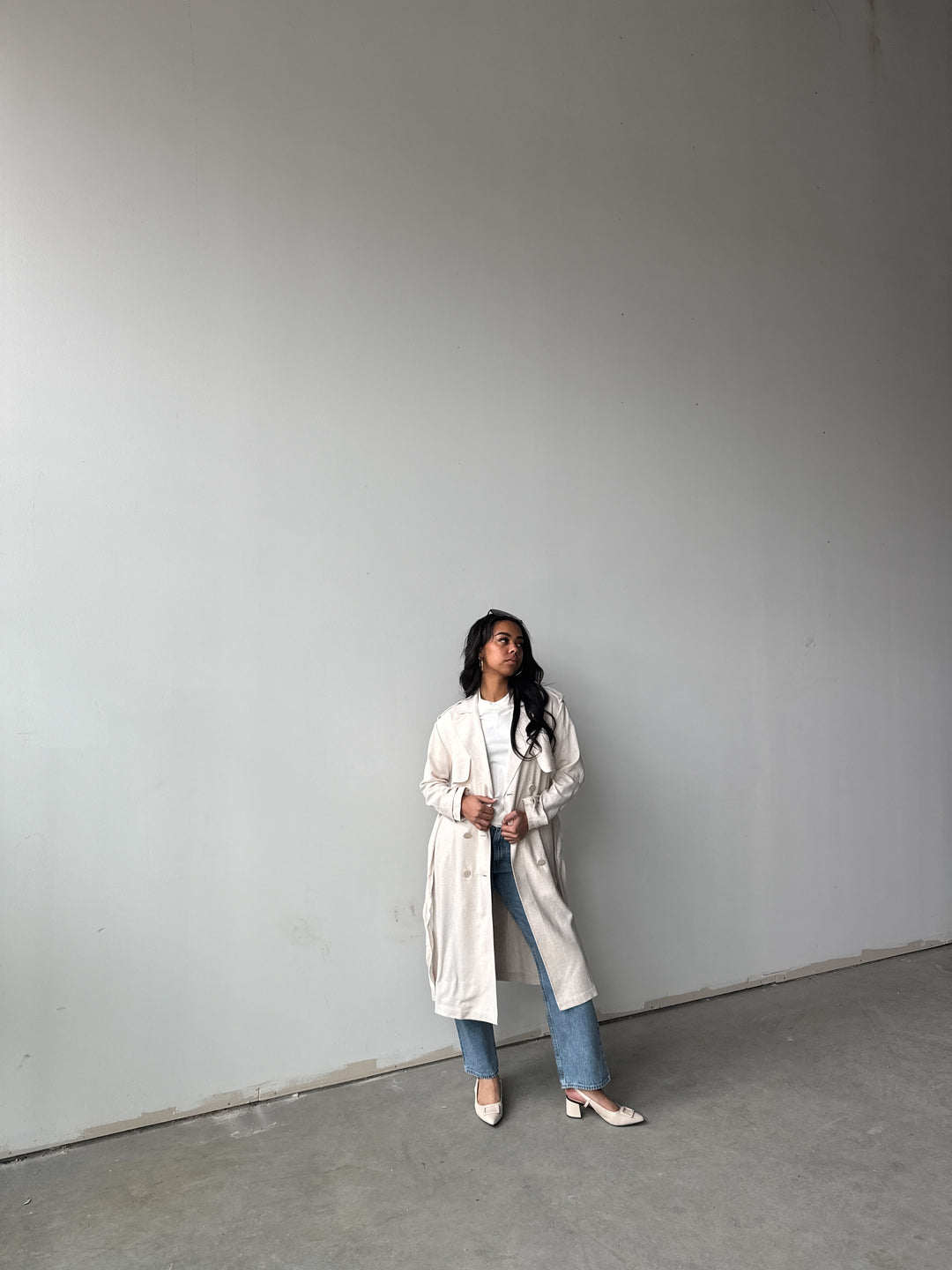 Suki Linen Trench