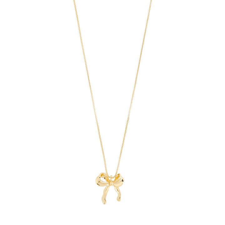 Cassian Recycled Bow Pendant Necklace