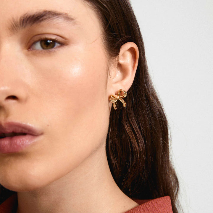 Cassian Recycled Bow Earrings