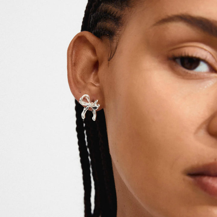 Cassian Recycled Bow Earrings