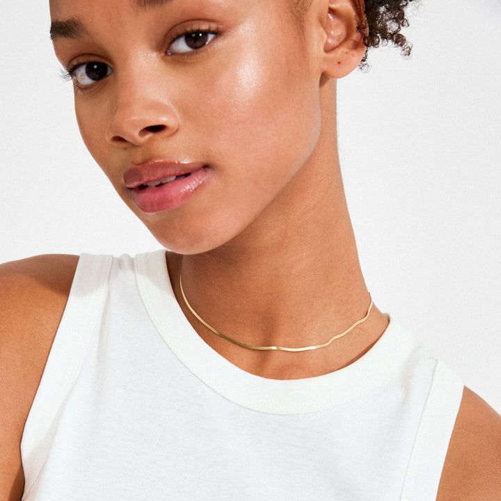 Nikita Herringbone Necklace