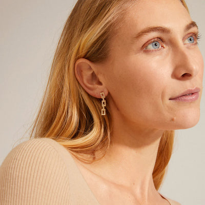 Coby Recycled Crystal Earrings
