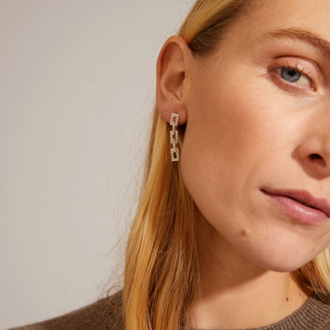 Coby Recycled Crystal Earrings