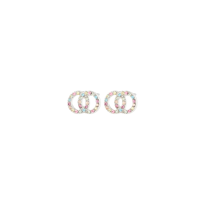 Jolina Recycled Crystal Stud Earrings
