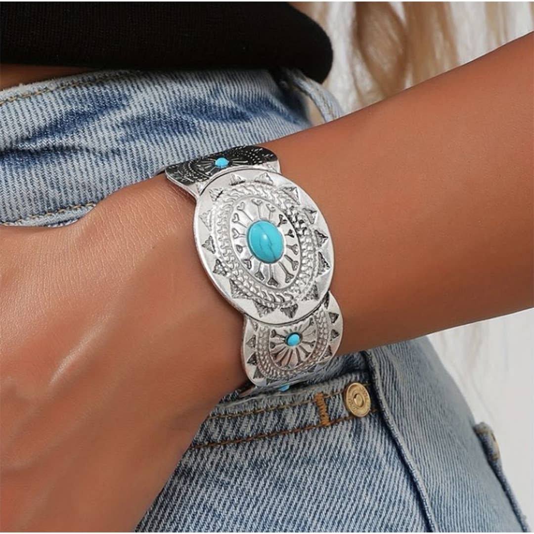 Turquoise Oval Bracelet