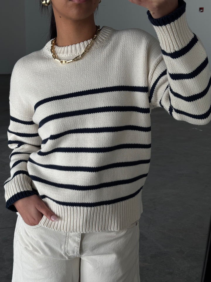 Boyfriend Stripe Sweater