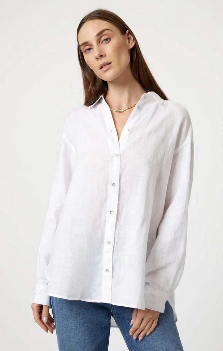 Simon Linen Button Up Shirt