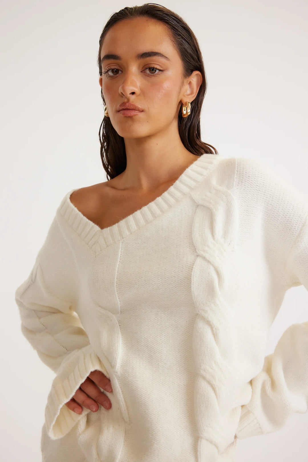 Ana Cable Knit Sweater