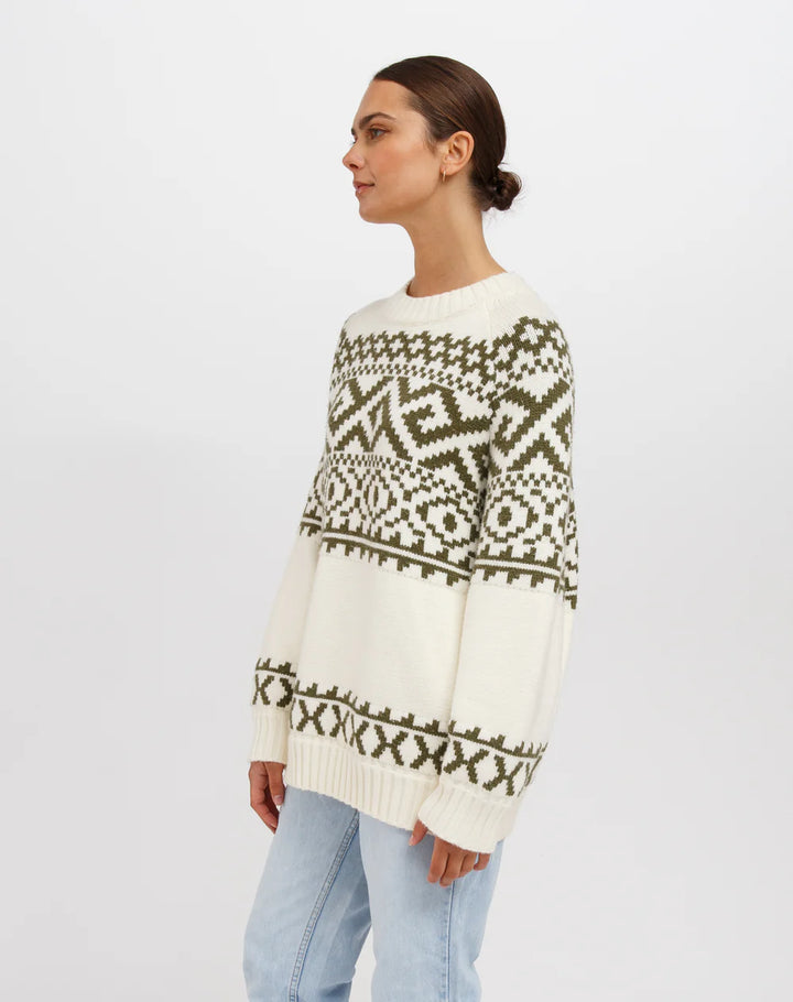 Fair Isle Knit Sweater