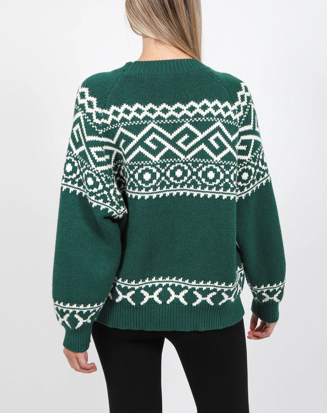 Fair Isle Knit Sweater