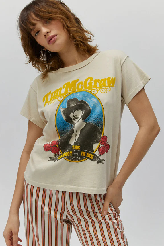 Tim McGraw Cowboy Reverse Girlfriend Tee