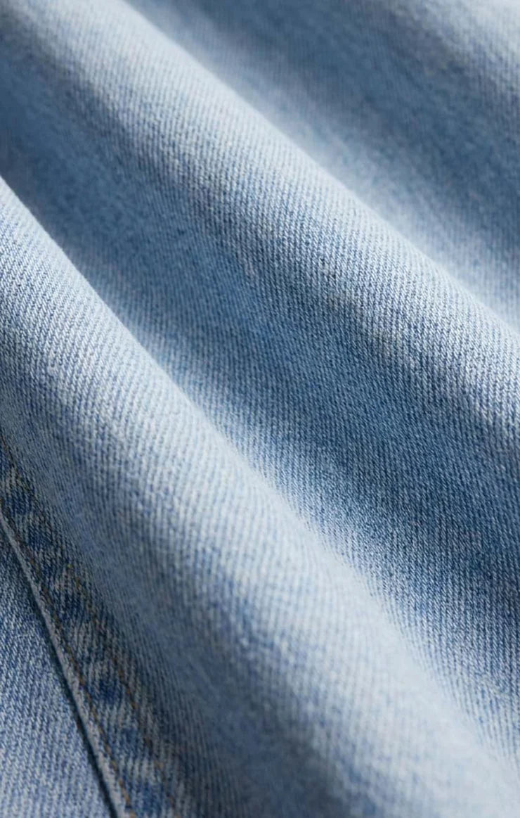 The Show Off High-Rise Bowed Denim