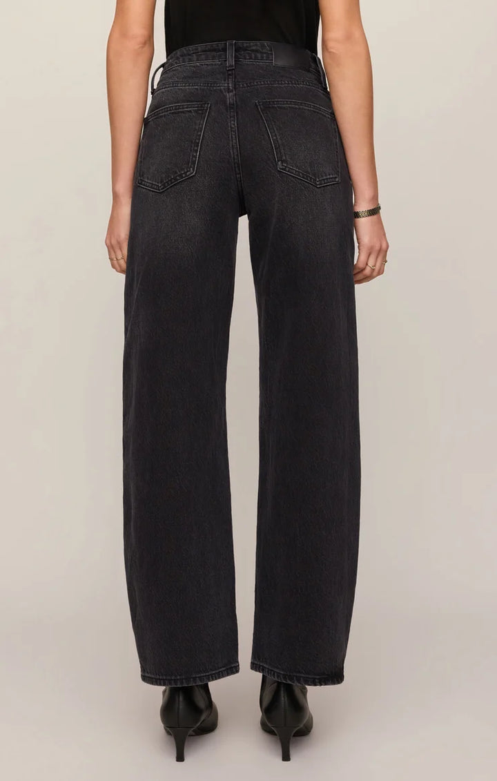 The Show Off High-Rise Bowed Denim