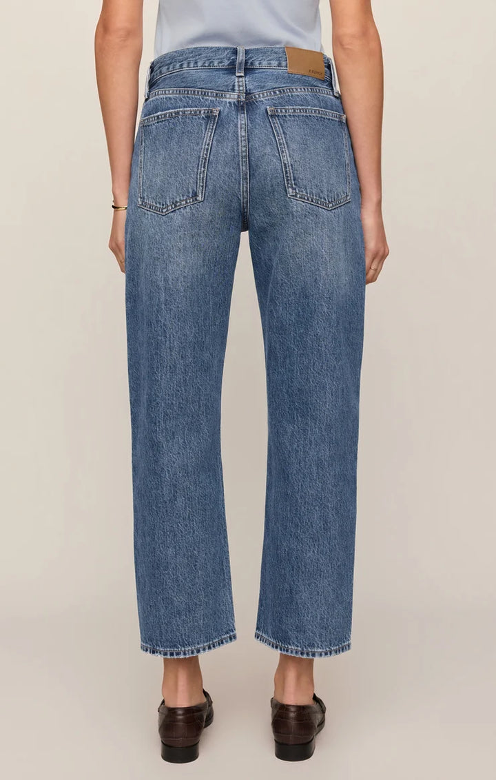 The Off Duty Mid-Rise Bowed Ankle Denim