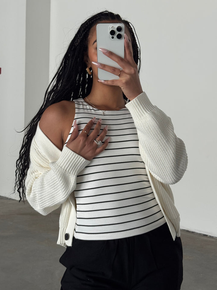 Eton Striped Tank