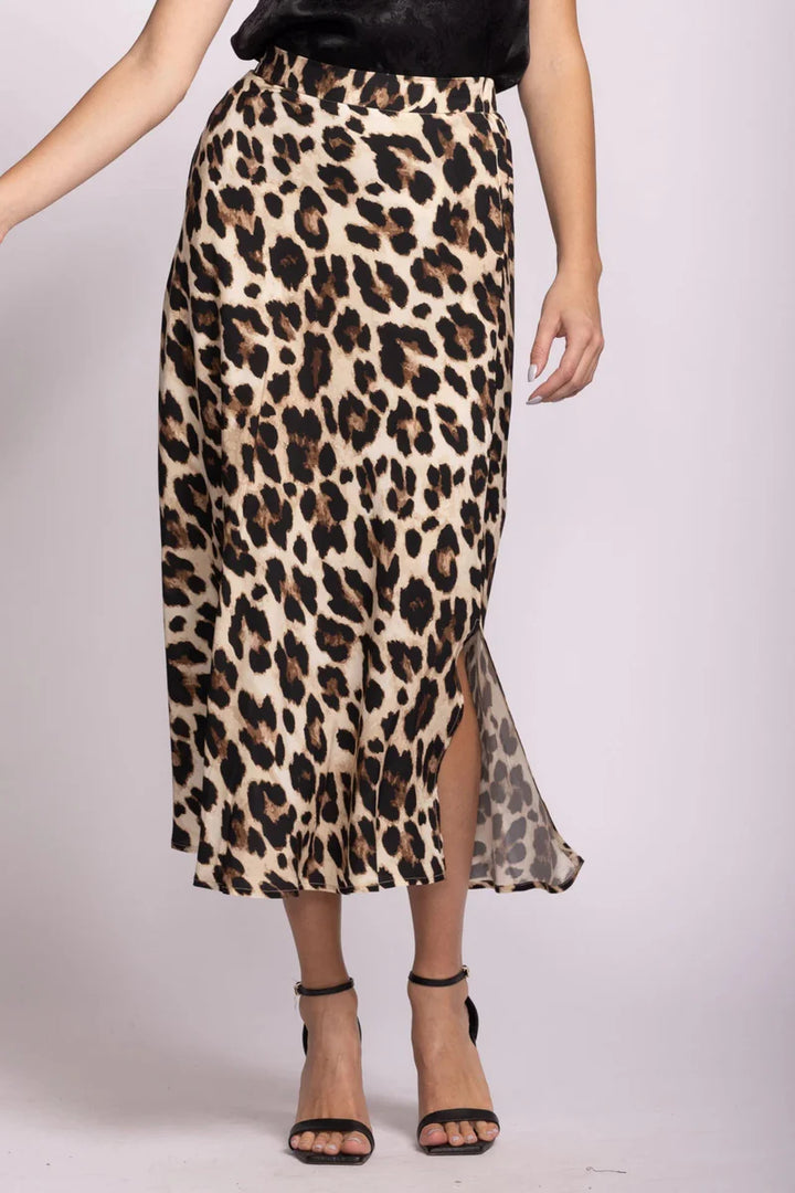 Fran Leopard Skirt